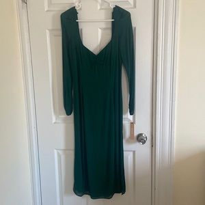Reformation Emerald midi dress - never worn